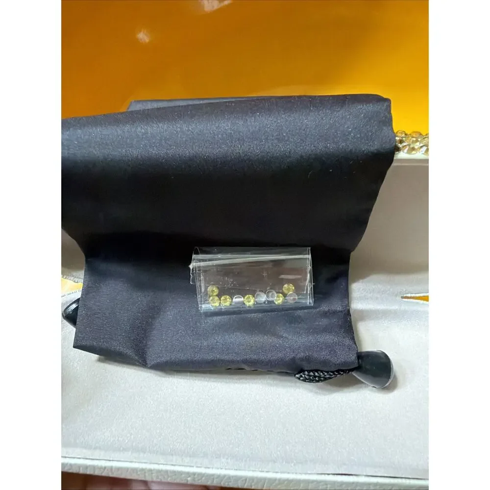 Bling Crystal‎ Eyeglasses Case,Shiny Rhinestone Hard Shell Protective Silver